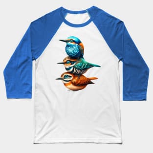 Stacked Bird Baseball T-Shirt